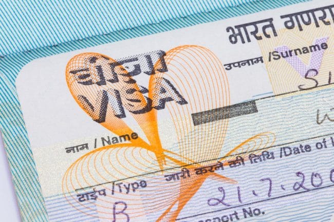 e-visa inde